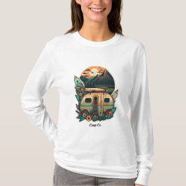 Camiseta Básica Feminina Manga Longa
