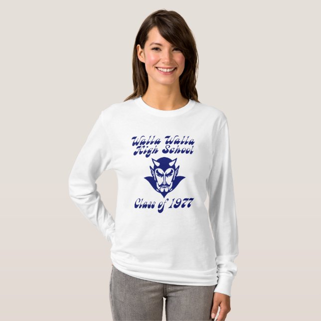 Camiseta Básica Feminina Manga Longa (Frente Completa)