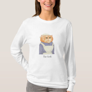 Camiseta Básica Feminina Manga Longa COOK CAT