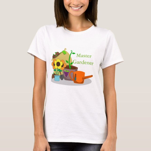 Camiseta Básica Feminina Master Gardener (Frente)