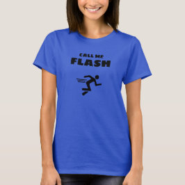 Camiseta Básica Feminina | Me Chame de Flash