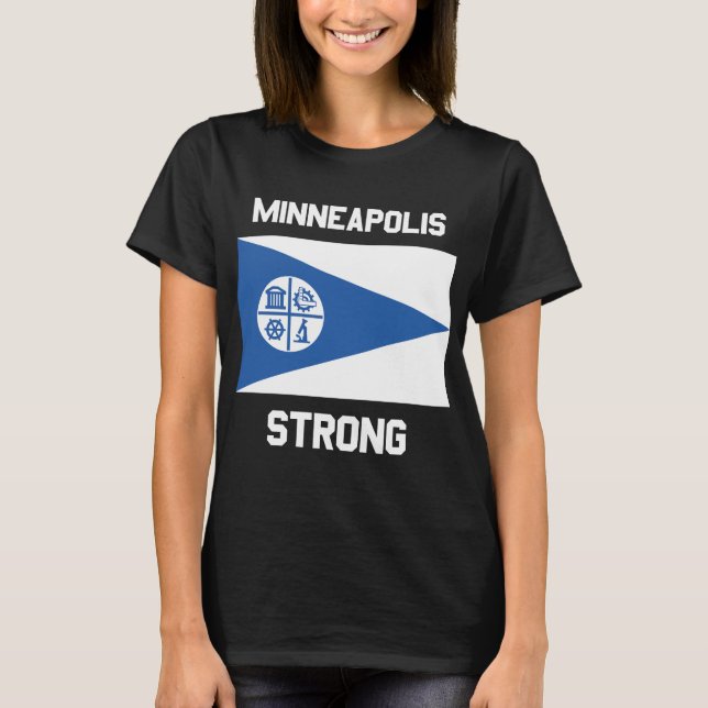 Camiseta Básica Feminina Minneapolis Strong (Frente)