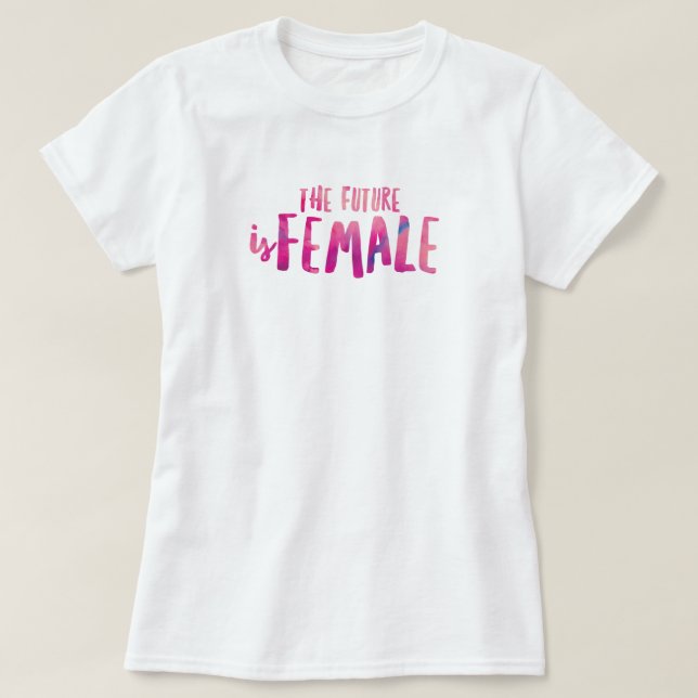 Camiseta Básica Feminina O Futuro é Feminino (Frente do Design)