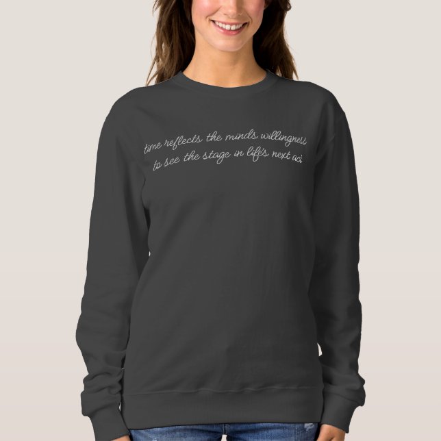 Camiseta Básica Feminina O Próximo Ato da Vida (Frente)