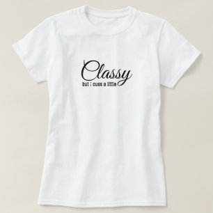 Camiseta básica feminina sofisticada, mas com um p