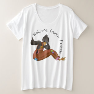 Camiseta Básica Feminina Tamanho Plus