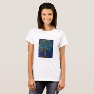 Camiseta Básica Feminina Tree Love Art