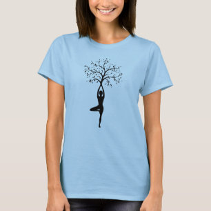 Camiseta Básica Feminina Yoga Tree