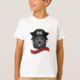 Camiseta Básica Infantil - Captain Black Dog
