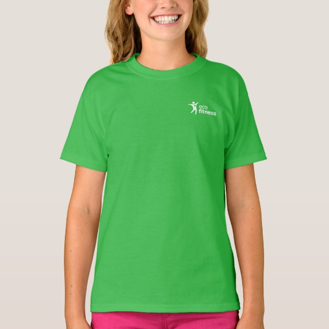 Camiseta Básica Infantil | Eco Fitness (Frente)