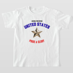 Camiseta Básica Infantil Edição Orgulho Nacional E