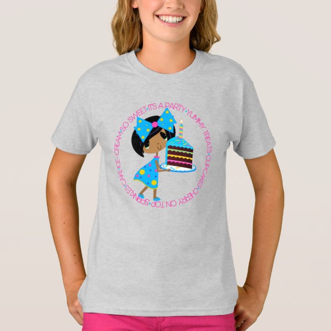 Camiseta Básica Infantil Feminina (Frente)