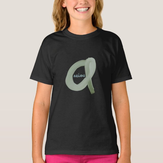 Camiseta Básica Infantil Feminina (Frente)