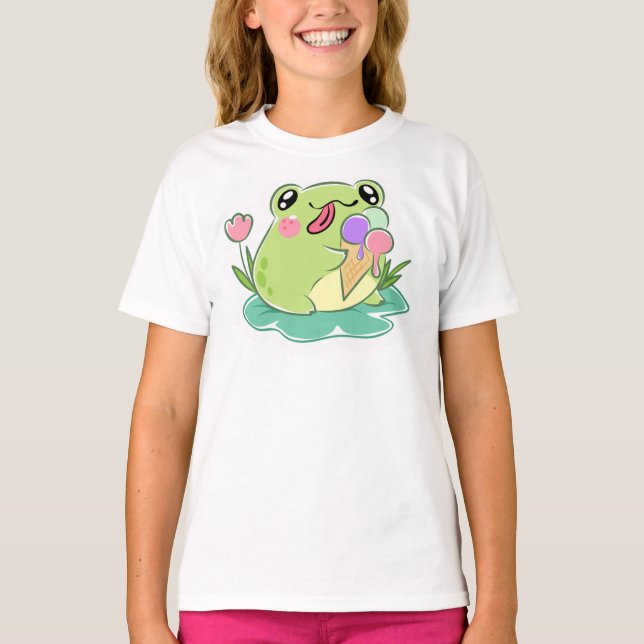 Camiseta Básica Infantil Feminina (Frente)