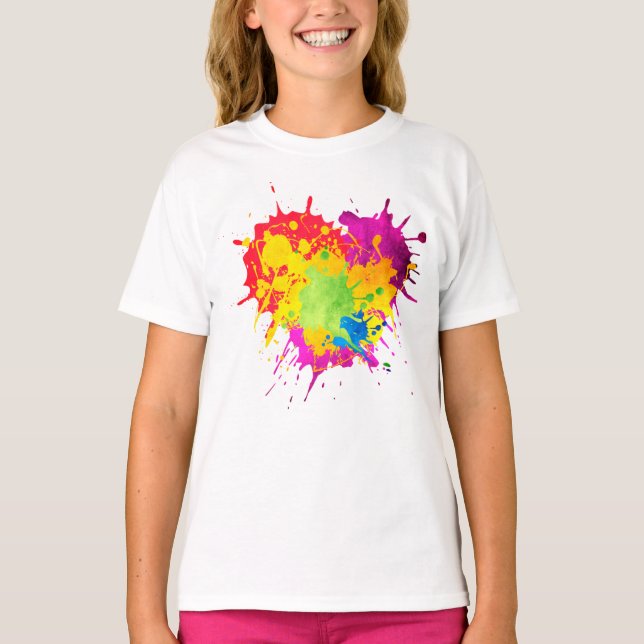 Camiseta Básica Infantil Feminina (Frente)