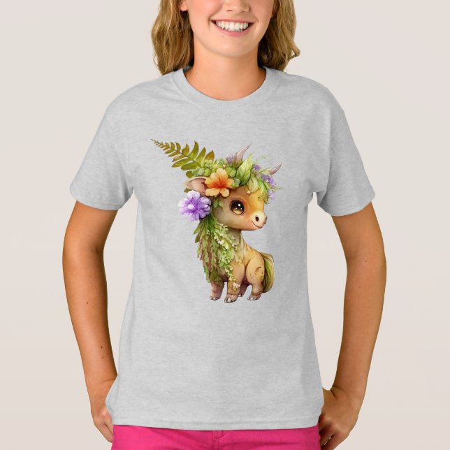 Camiseta Básica Infantil Feminina (Frente)