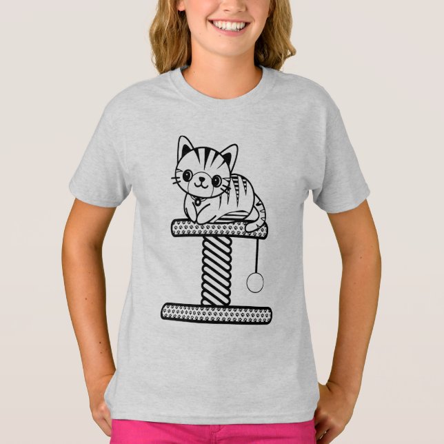 Camiseta Básica Infantil Feminina (Frente)