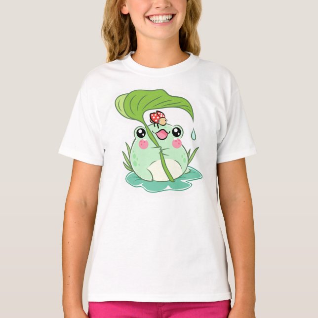 Camiseta Básica Infantil Feminina (Frente)