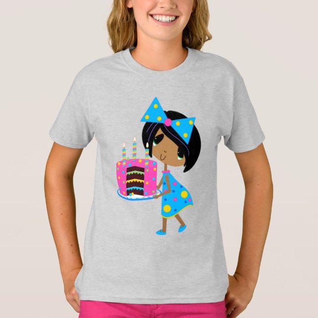 Camiseta Básica Infantil Feminina (Frente)