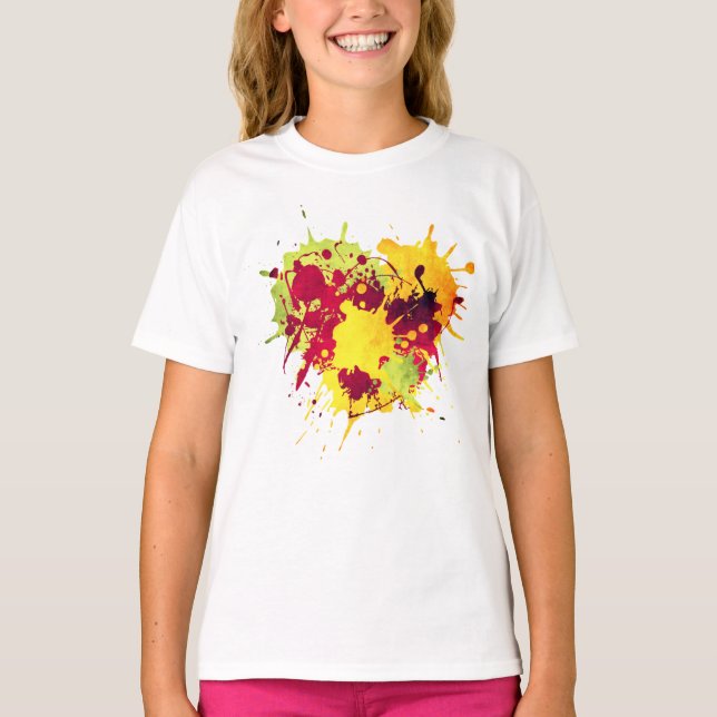 Camiseta Básica Infantil Feminina (Frente)