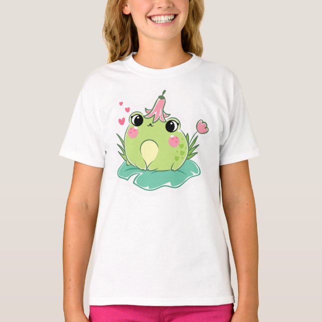 Camiseta Básica Infantil Feminina (Frente)