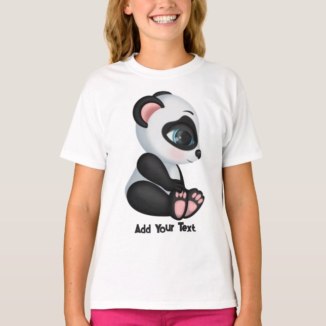 Camiseta Básica Infantil Feminina (Frente)