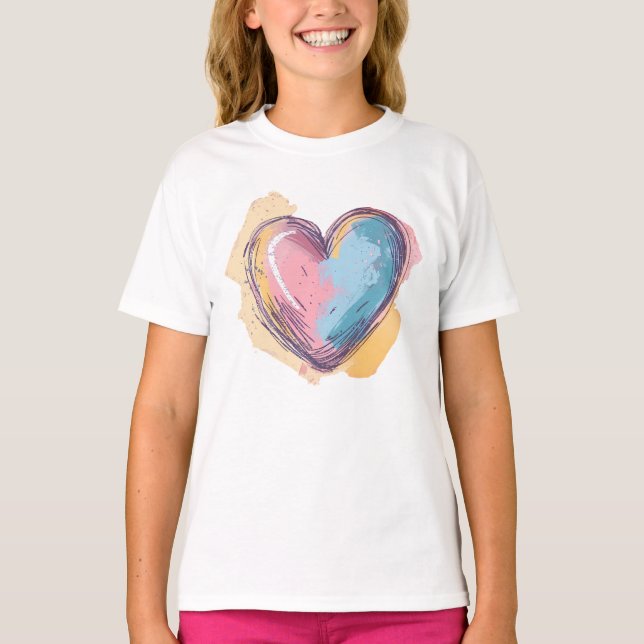 Camiseta Básica Infantil Feminina (Frente)