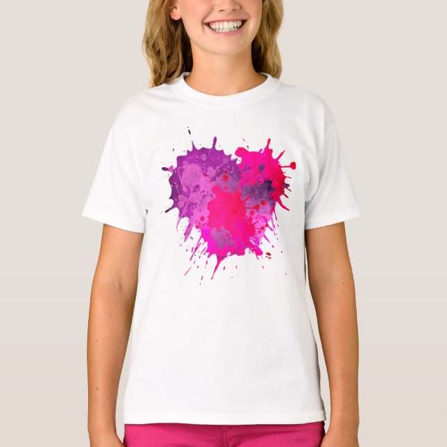 Camiseta Básica Infantil Feminina (Frente)