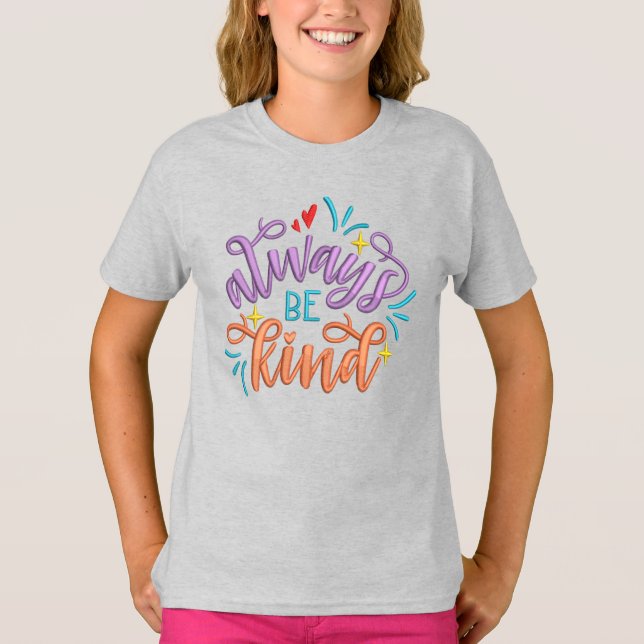 Camiseta Básica Infantil Feminina (Frente)