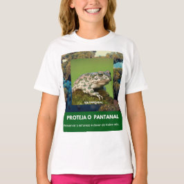 Camiseta Básica Infantil Feminina Via Pantanal