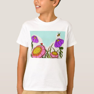 Camiseta Básica Infantil Flower Meadow
