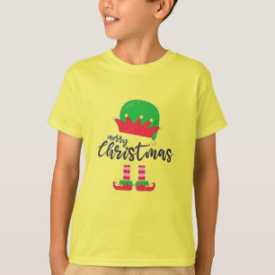 Camiseta Básica Infantil Unisex de Natal Alegre El