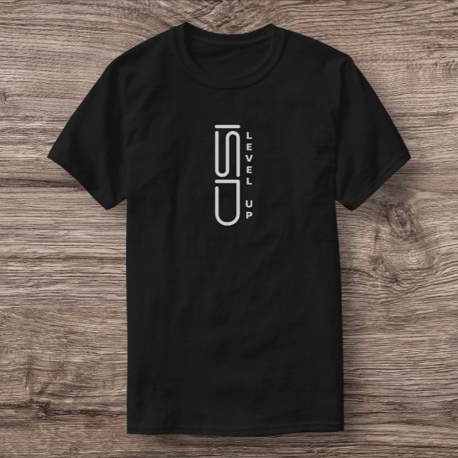 Camiseta Básica ISD Unisex Level Up (Criador carregado)