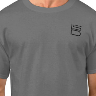 Camiseta Básica ISD Unisex Preta com Logo