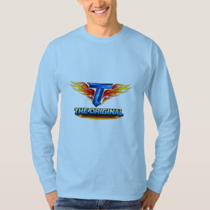 Camiseta Básica Manga Longa com Estilo Gráfico Ous