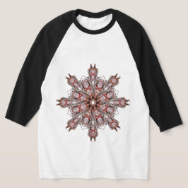 Camiseta Básica, Mangas Raglan 3/4