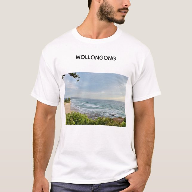 Camiseta básica masculina (Frente)