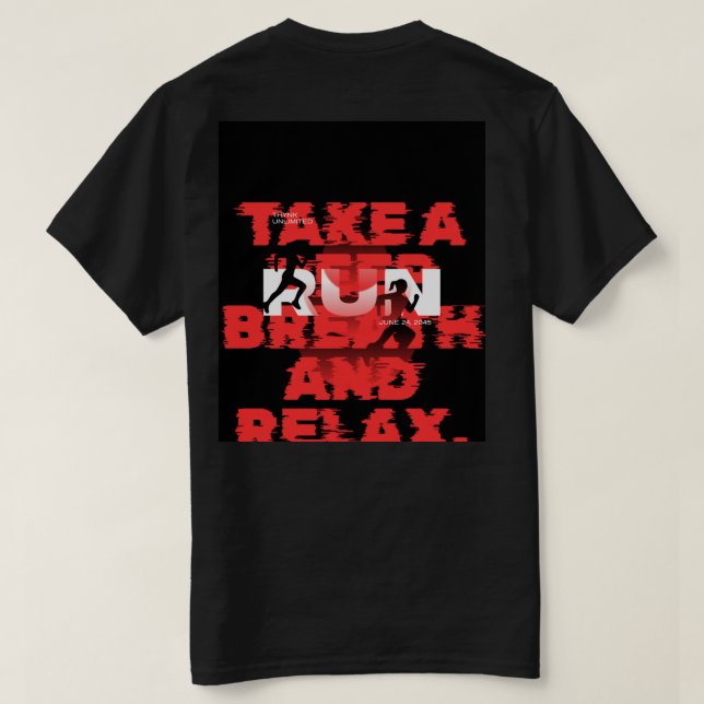 Camiseta básica masculina (Verso do Design)