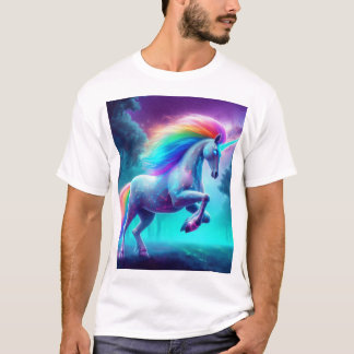 Camiseta Básica Masculina Arco-Íris