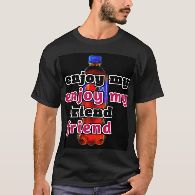 Camiseta Básica Masculina com Design Digital Color (Frente)