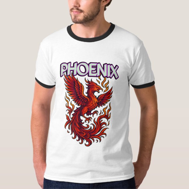 Camiseta Básica Masculina com Gola de Campainha  (Frente)