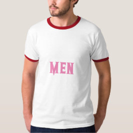 Camiseta Básica Masculina com Nome em Texto Cor Ro