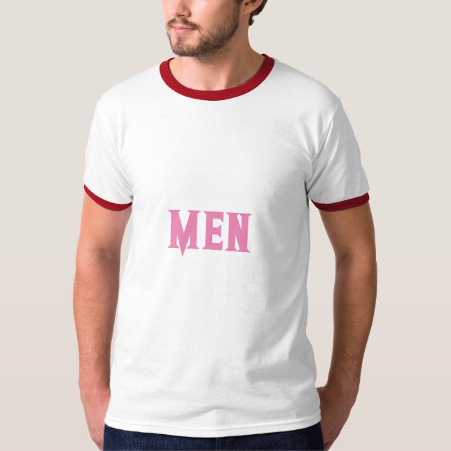 Camiseta Básica Masculina com Nome em Texto Cor Ro (Frente)