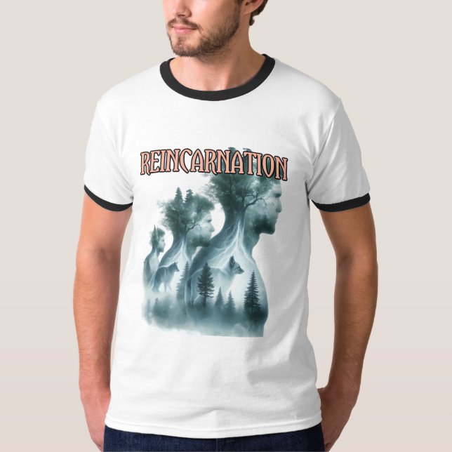 Camiseta Básica Masculina com Ribana (Frente)