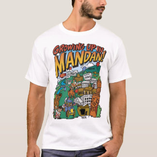 Camiseta básica masculina "Crescer em Mandã"