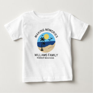 Camiseta Básica Masculina de Férias Familiares Per