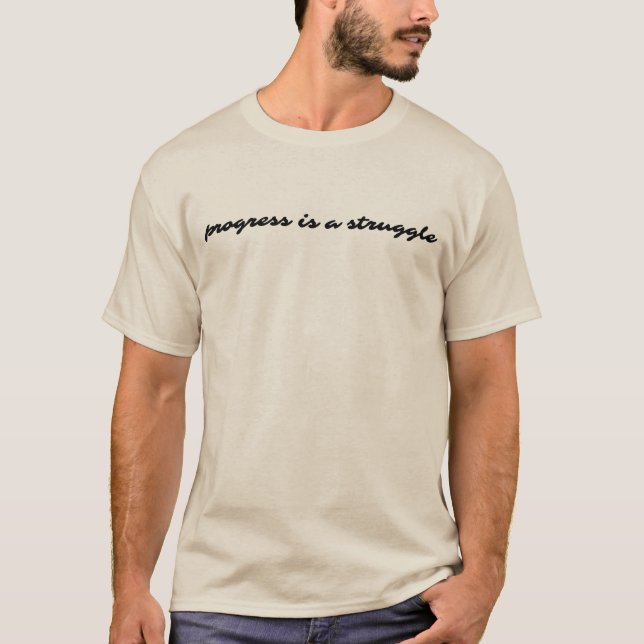 Camiseta Básica Masculina do Progresso (Frente)