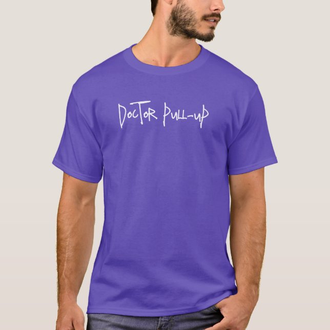 Camiseta Básica Masculina | Doctor Pull-Up (Frente)