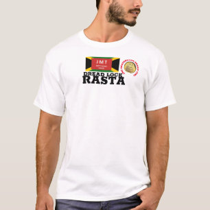 CAMISETA BÁSICA MASCULINA DREAD LOCK RASTA JMT