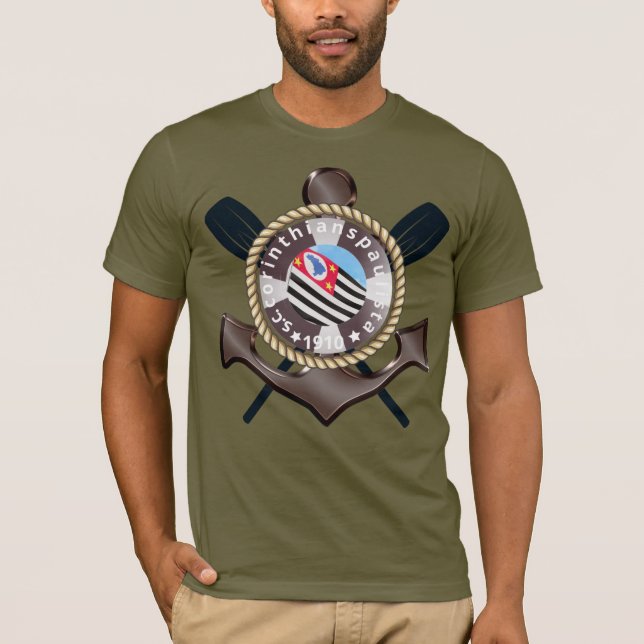 Camiseta Básica Masculina Escura (Frente)